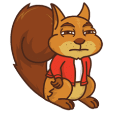 Sundrick the Squirrel sticker #13886686