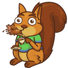 Sundrick the Squirrel sticker #13886694