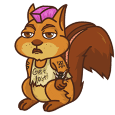 Sundrick the Squirrel sticker #13886704