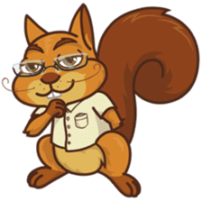 Sundrick the Squirrel sticker #13886708
