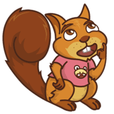 Sundrick the Squirrel sticker #13886714