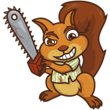Sundrick the Squirrel sticker #13886715