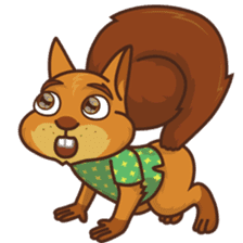 Sundrick the Squirrel sticker #13886717