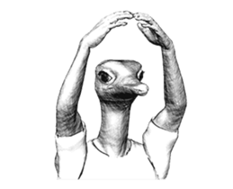 Ostrich Senior 2 sticker #13886743