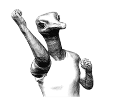 Ostrich Senior 2 sticker #13886748