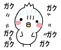 Komyushou chicken 3 sticker #13886758