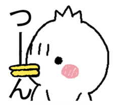 Komyushou chicken 3 sticker #13886764
