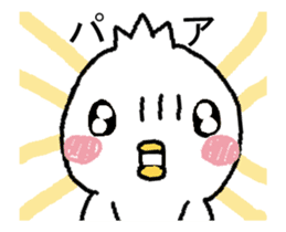 Komyushou chicken 3 sticker #13886781