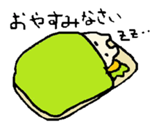 everyday phrase rabbit sticker #13886799