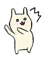 everyday phrase rabbit sticker #13886809