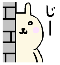 everyday phrase rabbit sticker #13886810