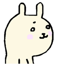 everyday phrase rabbit sticker #13886811