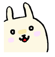 everyday phrase rabbit sticker #13886815