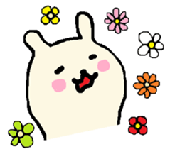 everyday phrase rabbit sticker #13886817