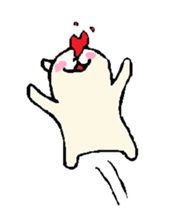 everyday phrase rabbit sticker #13886820