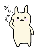 everyday phrase rabbit sticker #13886821