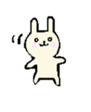 everyday phrase rabbit sticker #13886822