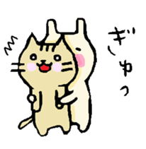 everyday phrase rabbit sticker #13886826