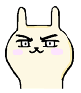 everyday phrase rabbit sticker #13886833