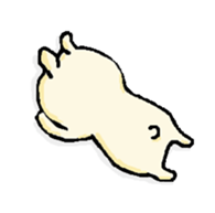 everyday phrase rabbit sticker #13886834