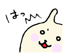 everyday phrase rabbit sticker #13886836