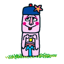 Moai and Makemake sticker #13886961