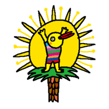 Moai and Makemake sticker #13886966