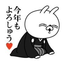 Rabbit expression is too rich (New Year) sticker #13887163