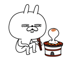 Rabbit expression is too rich (New Year) sticker #13887174