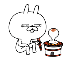 Rabbit expression is too rich (New Year) sticker #13887174