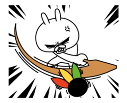 Rabbit expression is too rich (New Year) sticker #13887181