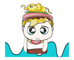 Hi! My name is Kawada. Love elephant.^_^ sticker #13887232