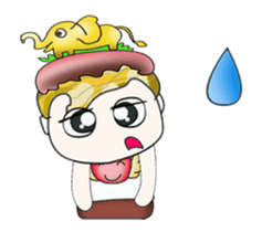 Hi! My name is Kawada. Love elephant.^_^ sticker #13887233