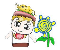 Hi! My name is Kawada. Love elephant.^_^ sticker #13887234