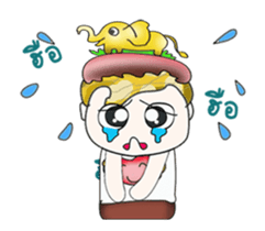 Hi! My name is Kawada. Love elephant.^_^ sticker #13887235