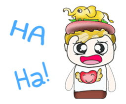 Hi! My name is Kawada. Love elephant.^_^ sticker #13887237