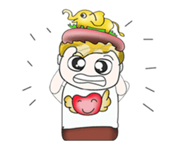 Hi! My name is Kawada. Love elephant.^_^ sticker #13887239