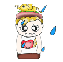 Hi! My name is Kawada. Love elephant.^_^ sticker #13887241