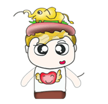 Hi! My name is Kawada. Love elephant.^_^ sticker #13887242