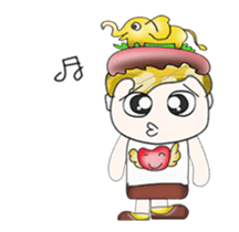 Hi! My name is Kawada. Love elephant.^_^ sticker #13887245