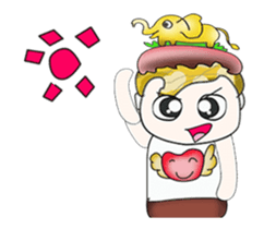 Hi! My name is Kawada. Love elephant.^_^ sticker #13887246