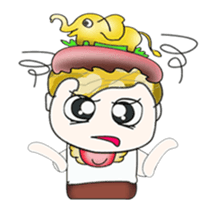 Hi! My name is Kawada. Love elephant.^_^ sticker #13887247