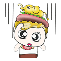 Hi! My name is Kawada. Love elephant.^_^ sticker #13887249