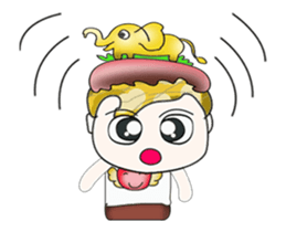 Hi! My name is Kawada. Love elephant.^_^ sticker #13887250