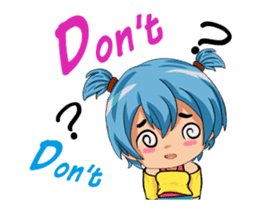 Hikari - Miss Panic sticker #13887358