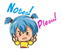 Hikari - Miss Panic sticker #13887362