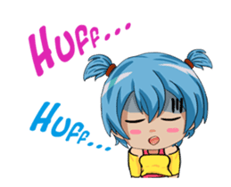 Hikari - Miss Panic sticker #13887365