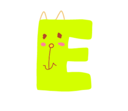 Present Stickers [HACHITA 3 Alphabet] sticker #13888002