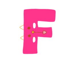 Present Stickers [HACHITA 3 Alphabet] sticker #13888003