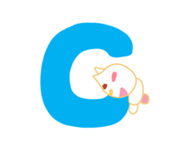 Present Stickers [HACHITA 3 Alphabet] sticker #13888004